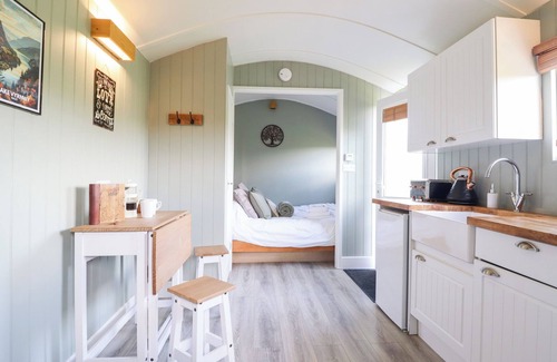Oswestry Cottage | CUCKOO AT WILD VALLEY HUTS, pet friendly in Llanrhaeadr-Ym-Mochnant