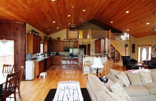 Stone Mills House | Custom Beaver Lake Cottage