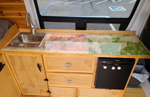 Loma Portal House | Custom Build ECO Friendly High-top Sprinter Camper Van (Drivable)