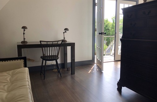 Tom Nevers House | Custom built in quiet neighborhood with private front and back yard.