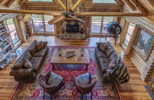 Tate House | Custom built mountain lodge, with views of Amicalola and Appalachian mountains.