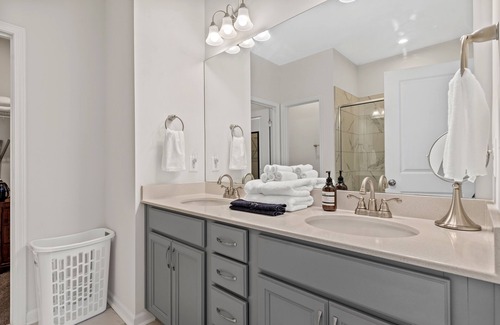 Northeast Raleigh House | CUSTOM Game Room in a luxury refreshing townhome