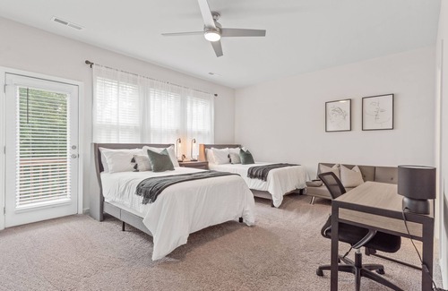 Northeast Raleigh House | CUSTOM Game Room in a luxury refreshing townhome