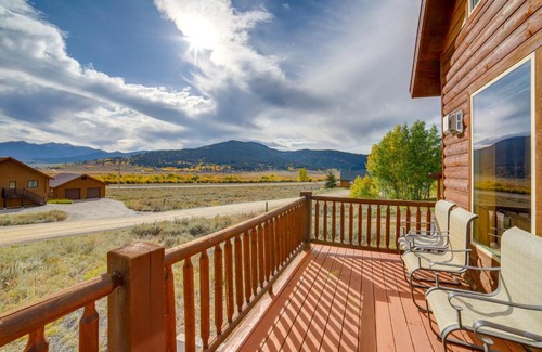Island Park House | Custom Log Cabin with Views - 20 Mi to Yellowstone!