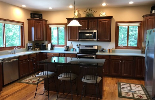 Hendersonville House | Custom mountainside home - year round Mountain View - Convenient location