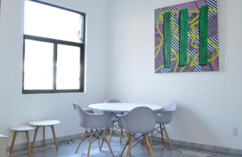 La Concepcion Apartment | Cute Amazing Coyoacan Loft with Rooftop Lounge Smart TV
