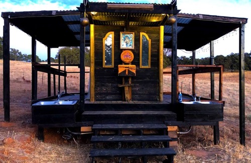 Wheatland RV Rental | Cute, Lakeside Glamping Bell Tent #2, Wheatland, California