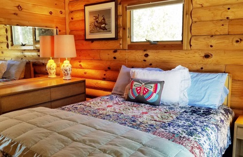 Central Lake Cabin | CUTE LOG CABIN WITH SHARED FRONTAGE ON TORCH LAKE
