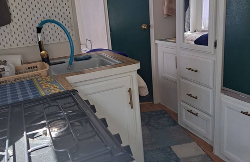 Phoenix Lake-Cedar Ridge House | Cute RV in the forested mountains at Cedar Ridge, Sonora for your vacation.
