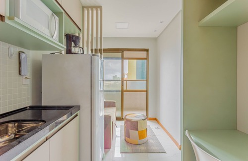 Costa Azul Apartment | CZ01 Lindo Quarto e Sala com Vista Mar