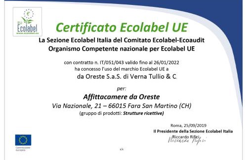 Fara San Martino House | Da Oreste Affittacamere