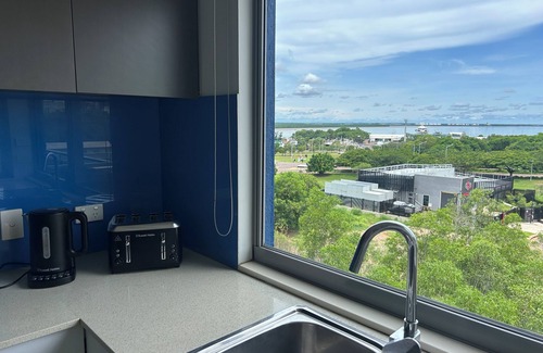 Darwin City Centre Apartment | Darwin City Apartment - Balcony With Ocean Views