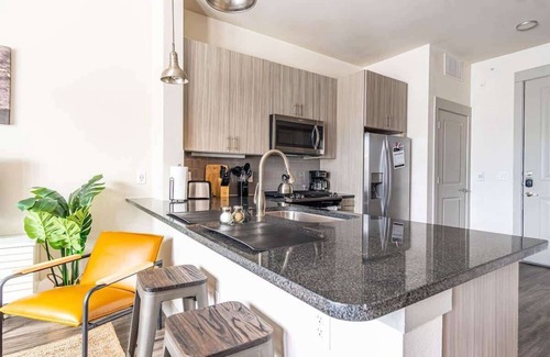 Collin County Apartment | Dashing King Studio Suite | Pool, Parking + Gym M