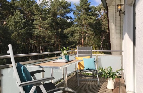 Rugen Island Apartment | Ferienwohnung 2 mit Sauna - Sommerhaus Thiessow mit Sauna