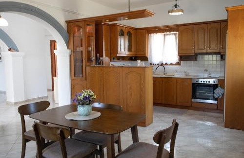 Leros House | Debbie's Holiday Home with sunset