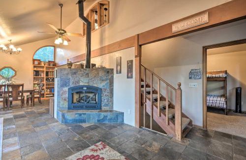 Arnold House | Deck and Grill Mtn Haven in Stanislaus Natl Forest