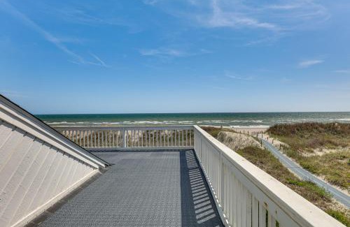 Yaupon Beach House | Deck and View Oceanfront Oasis in Oak Island!