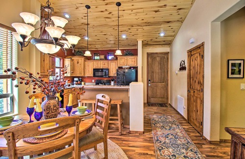 Torreon House | Deck & Fire Pit: Show Low 'Villa in the Pines'