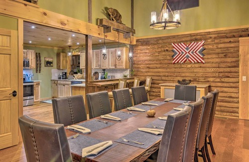 Skyland Cabin | Deck & Views: Hendersonville Cabin, Roads Are Open