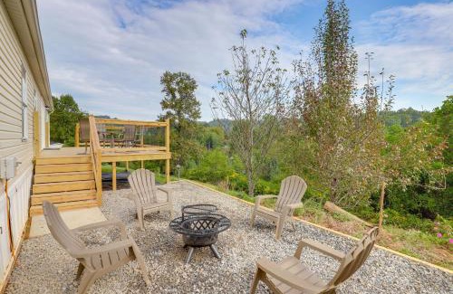 Asheville House | Deck with Mtn Views Family-Friendly Asheville Home!