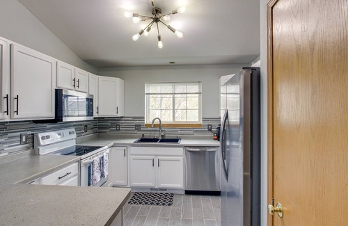 Deerfield House | Deerfield Home Rental w/ Fire Pit & Hot Tub!