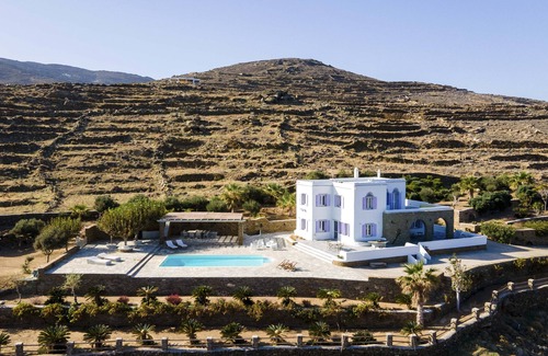 Panormos Villa | Definition of privacy and sea view