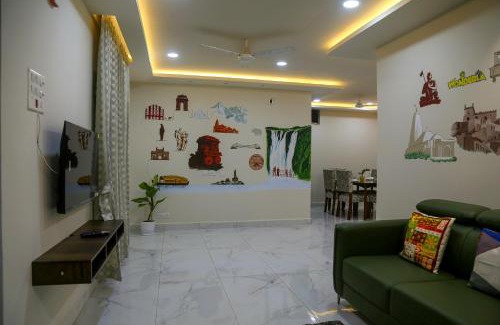 Gachibowli Apartment | Delightful 3 Bed holiday home with AC Near US Embassy, Gachibowli