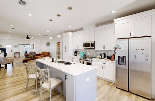 Foley House | Delightful Gulf Coast retreat with fireplace & sunny patio - near beaches & golf