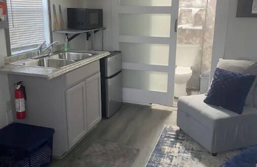 Overton House | Delightful kitchenette style tiny homes.
