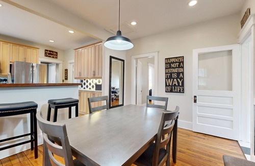 Shelby Hills House | Delightful updated home with furnished patio, washer/dryer, & AC