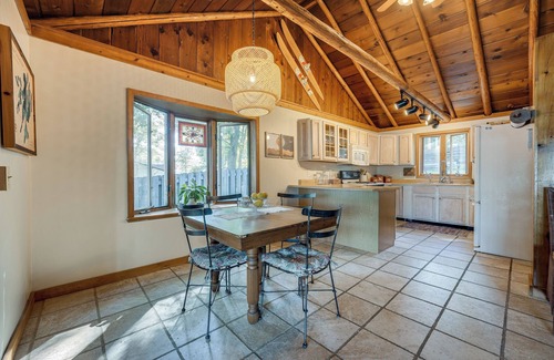 Delton Cabin | Delton Oasis Retreat w/Lake Views & Deck!