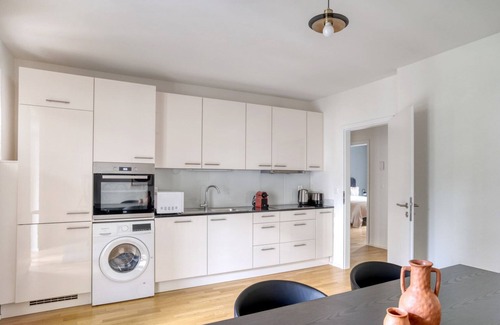 Basel Apartment | Deluxe Bachletten 3 Room w/Storage, nr Train Station, by Blueground