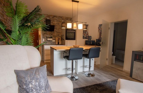 Bad Essen Condo | Deluxe holiday apartment 'Heides Home' in the brine spa town 'Bad Essen'