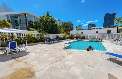 San Juan Apartment | Deluxe Ocean View Studio with Free Parking & Pool