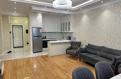 Nasimi House | Deluxe Premium ApartmentnCozy 2-bedroom apartment with WiFi, AC in charming Baki