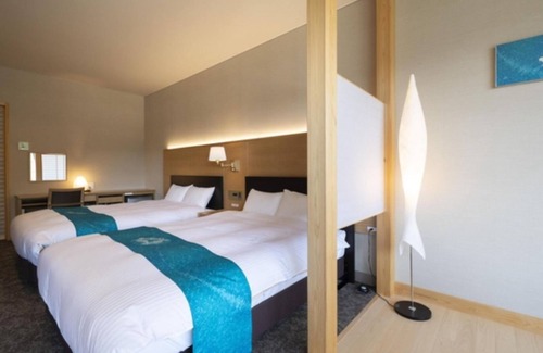 Hachiman-cho Hotel | Deluxe Room with private openair bathwith bathroom and toilet/Gujo Gifu