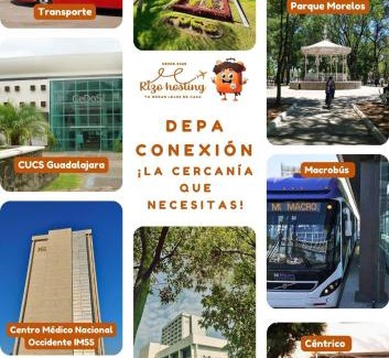 La Perla Apartment | Departamento céntrico cerca de IMSS HC vil y CUCS