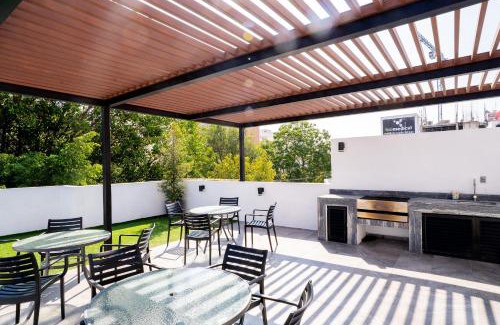 Americana Apartment | Departamento Corazón de Guadalajara, 4 camas, Rooftop, Wifi