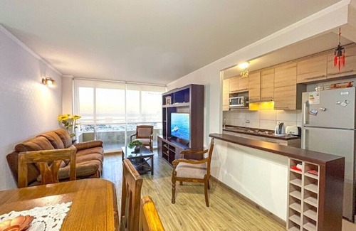 Placeres Apartment | Departamento en Viña del Mar Full Amoblado Piscina