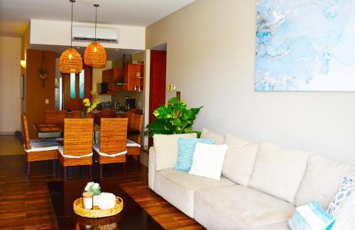 Playa Diamante Apartment | Departamento Mayan Lakes T9 - Albercas, club de playa, tenis, pádel y más