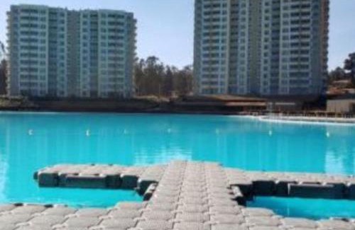 El Tabo Apartment | Depto con piscina y laguna artificial en Las cruces