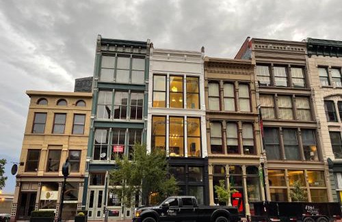West Main Historic District Apartment | DerbyCity Plush Loft Gather in Style by Hollyhock