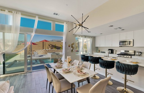 Desert Hot Springs House | Desert Dream, Pool/Spa, Jr Pickleball court with Game Room
