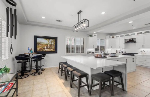 Indio House | Desert Oasis salt water pool sleeps 11 in Terra Lago Near Coachella Festival