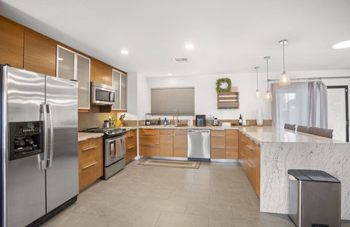 Melrose Paradise House | Desert Oasis with a Private Pool and 2 secluded, outdoor entertainment spaces.