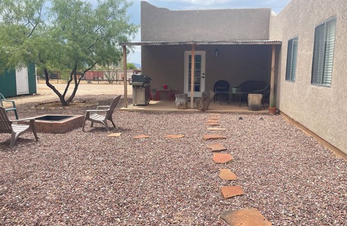 Tucson House | Desert Ranch Home + 3 Horse stalls. Views of the Rincon Mountains