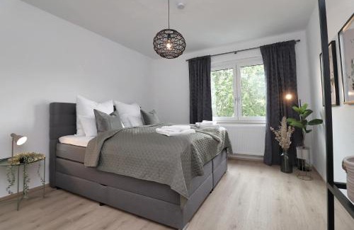 Mainz-Bingen Apartment | Design am Rhein - Traumlage Rheinufer I Küche I öffentl Parkplätze