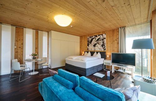 Bregenz Apartment | Design Apartment mit Panoramafenster & Naturblick - KLIMATISIERT