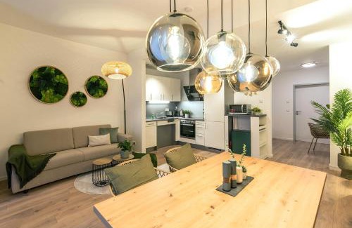 Andreasvorstadt Apartment | Design Apartments Erfurt City - Terrasse - Streaming - Privatparkplatz - Klinikum - Uni - zentral