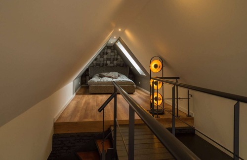 St. Peter-Ording Apartment | Design studio on 2 levels. Pool, sauna, garden, terrace.